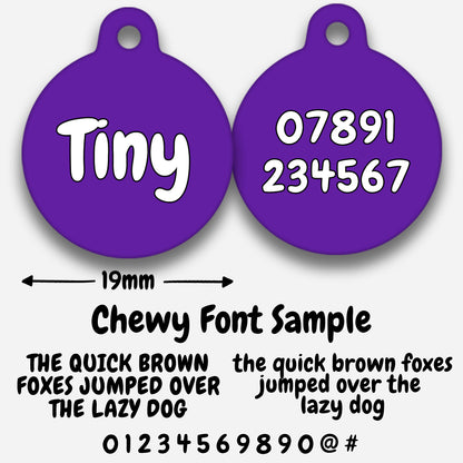 Purple - Pet ID Tag