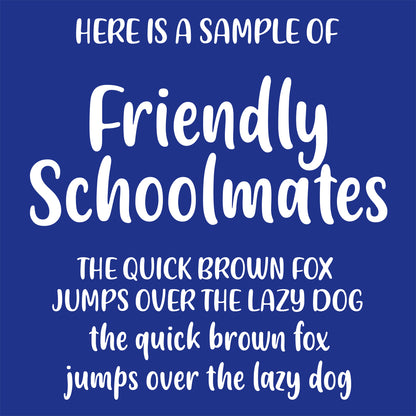 BLUE Any Wording Dog Bandana With Font Choices