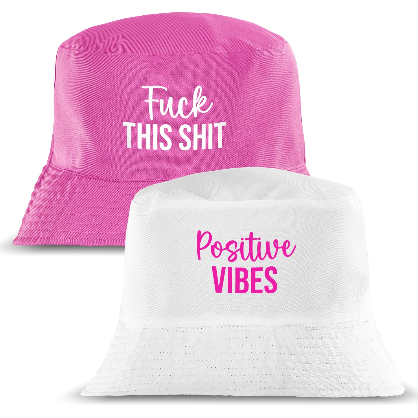 Rude Reversible Message Bucket Hat