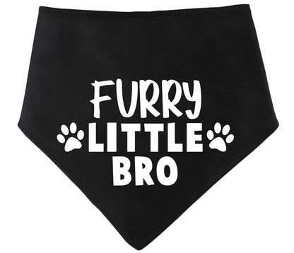 Furry Little Bro Dog Bandana