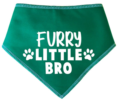 Furry Little Bro Dog Bandana
