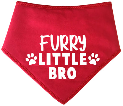 Furry Little Bro Dog Bandana