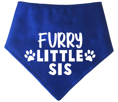 Furry Little Sis Dog Bandana