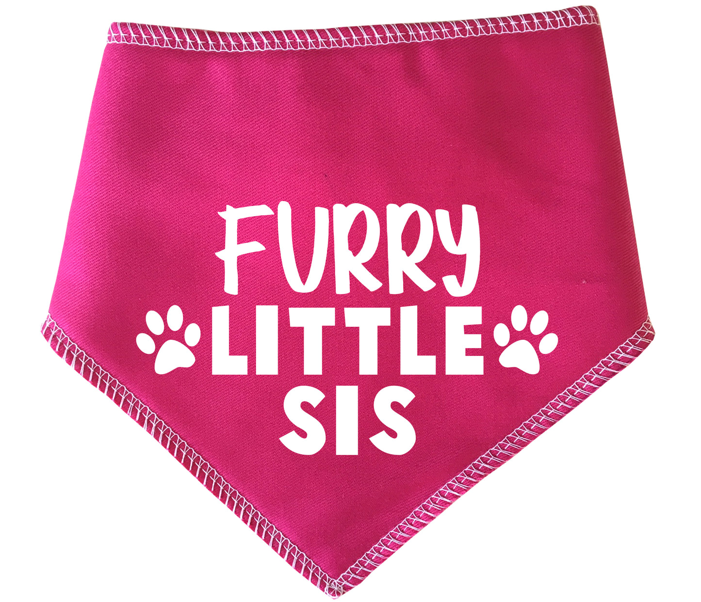 Furry Little Sis Dog Bandana