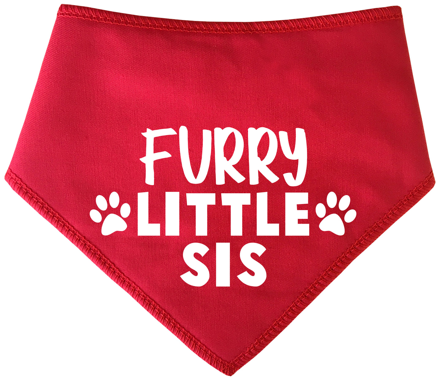 Furry Little Sis Dog Bandana