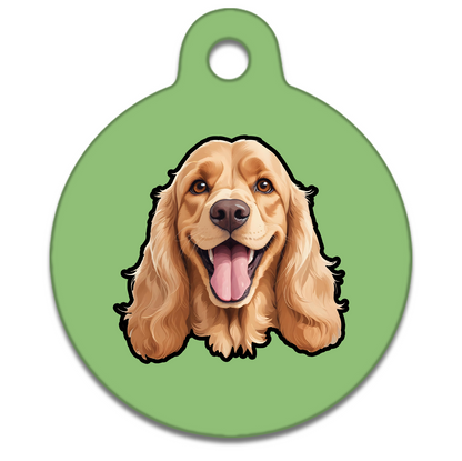 25mm Diameter Small Size - Spaniel Design