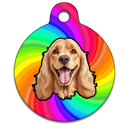 25mm Diameter Small Size - Spaniel Design