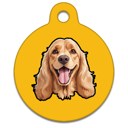 25mm Diameter Small Size - Spaniel Design