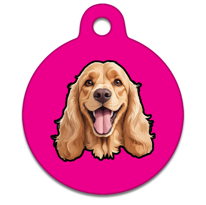 25mm Diameter Small Size - Spaniel Design