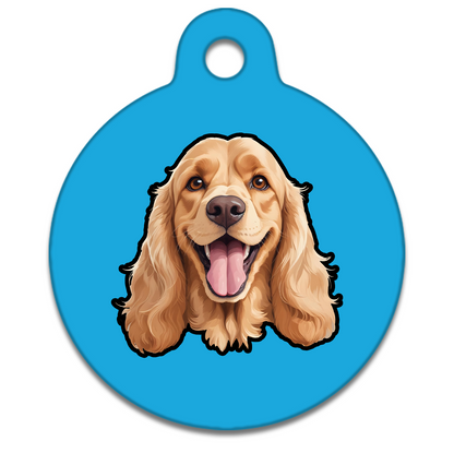 19mm Diameter Tiny Size - Spaniel Design