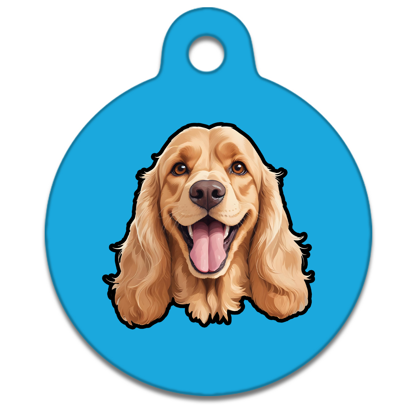 25mm Diameter Small Size - Spaniel Design