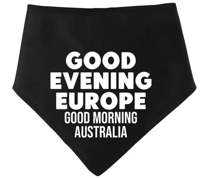 Good Evening Europe Eurovision Dog Bandana