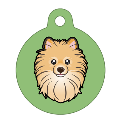19mm Diameter Tiny Size - Pomeranian Dog