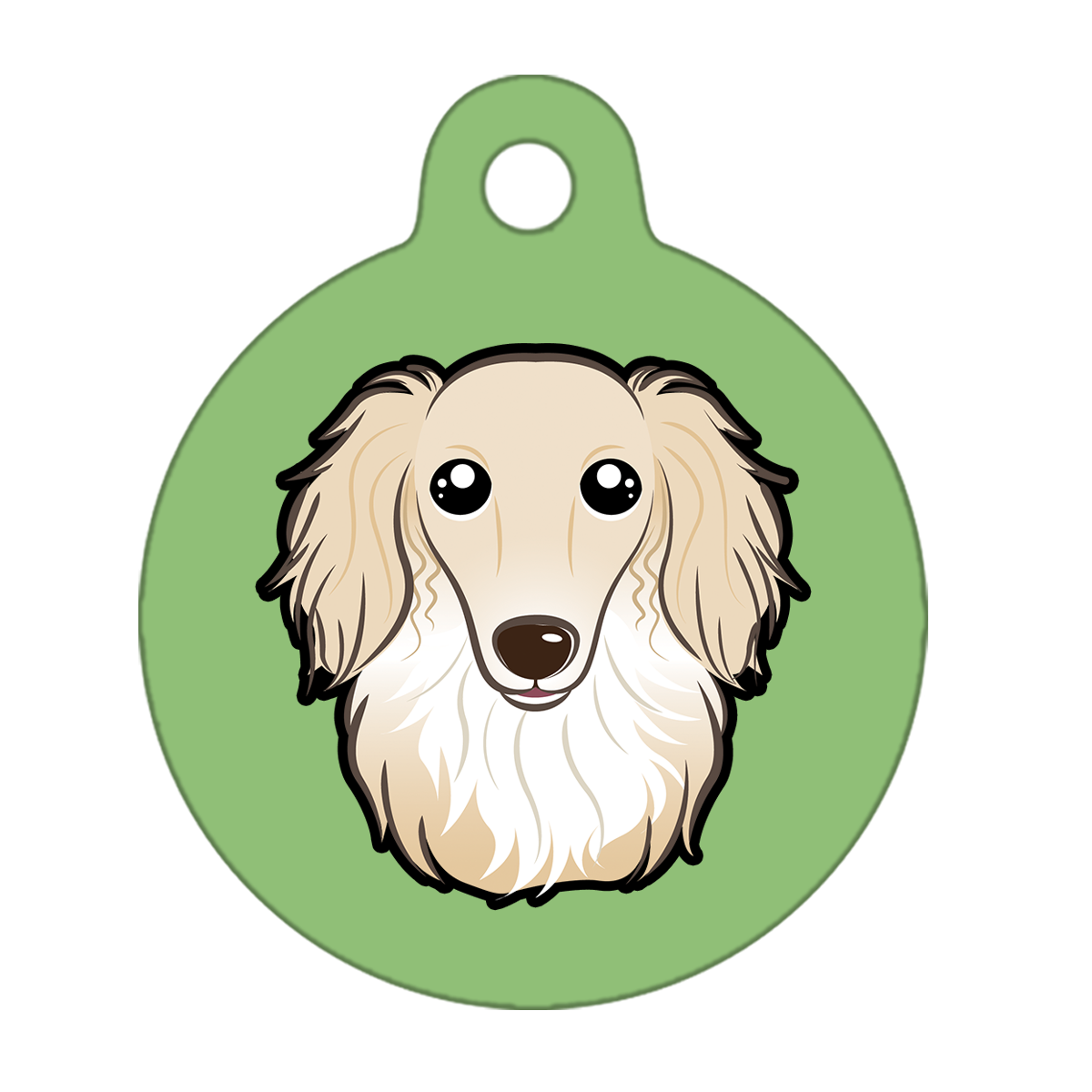19mm Diameter Tiny Size - Dachshund Dog
