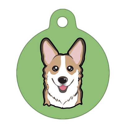 25mm Diameter Small Size - Corgi Dog
