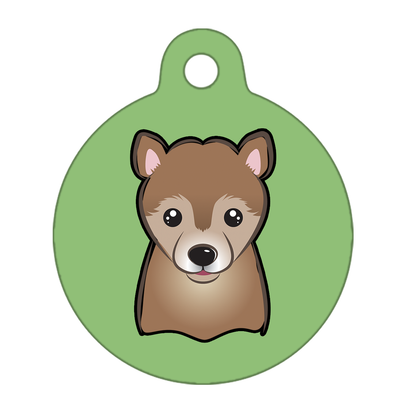 31mm Diameter Medium Size - Shiba Inu Dog