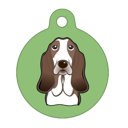 31mm Diameter Medium Size - Basset Hound Dog
