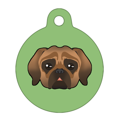 31mm Diameter Medium Size - Puggle Dog