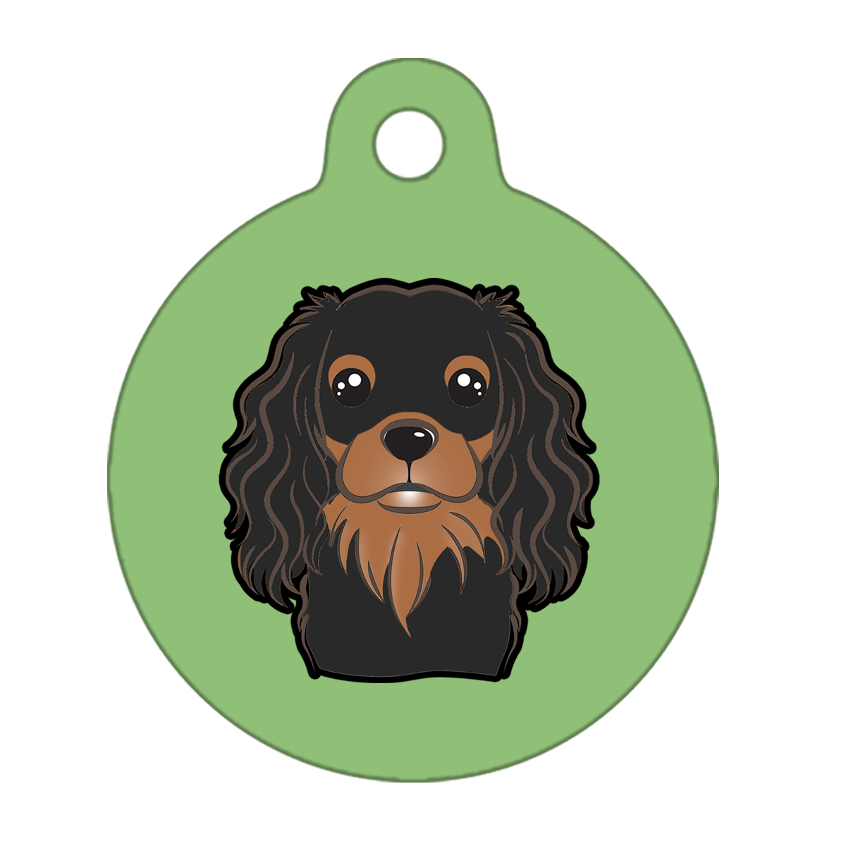 31mm Diameter Medium Size - Cavalier King Charles Spaniel Dog
