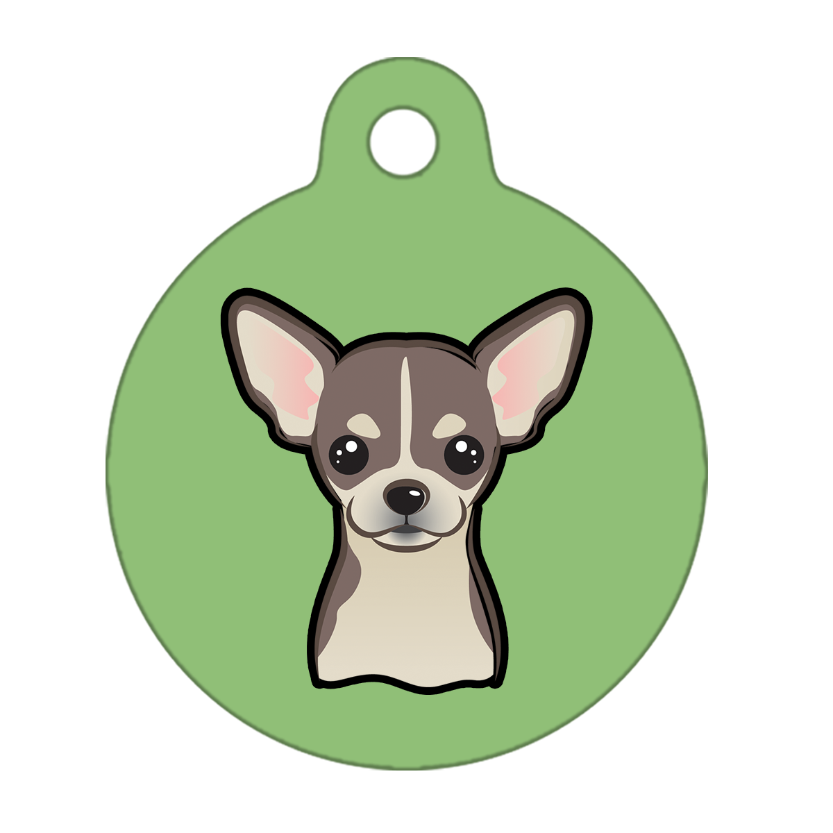 38mm Diameter Large Size - Chihuahua Dog