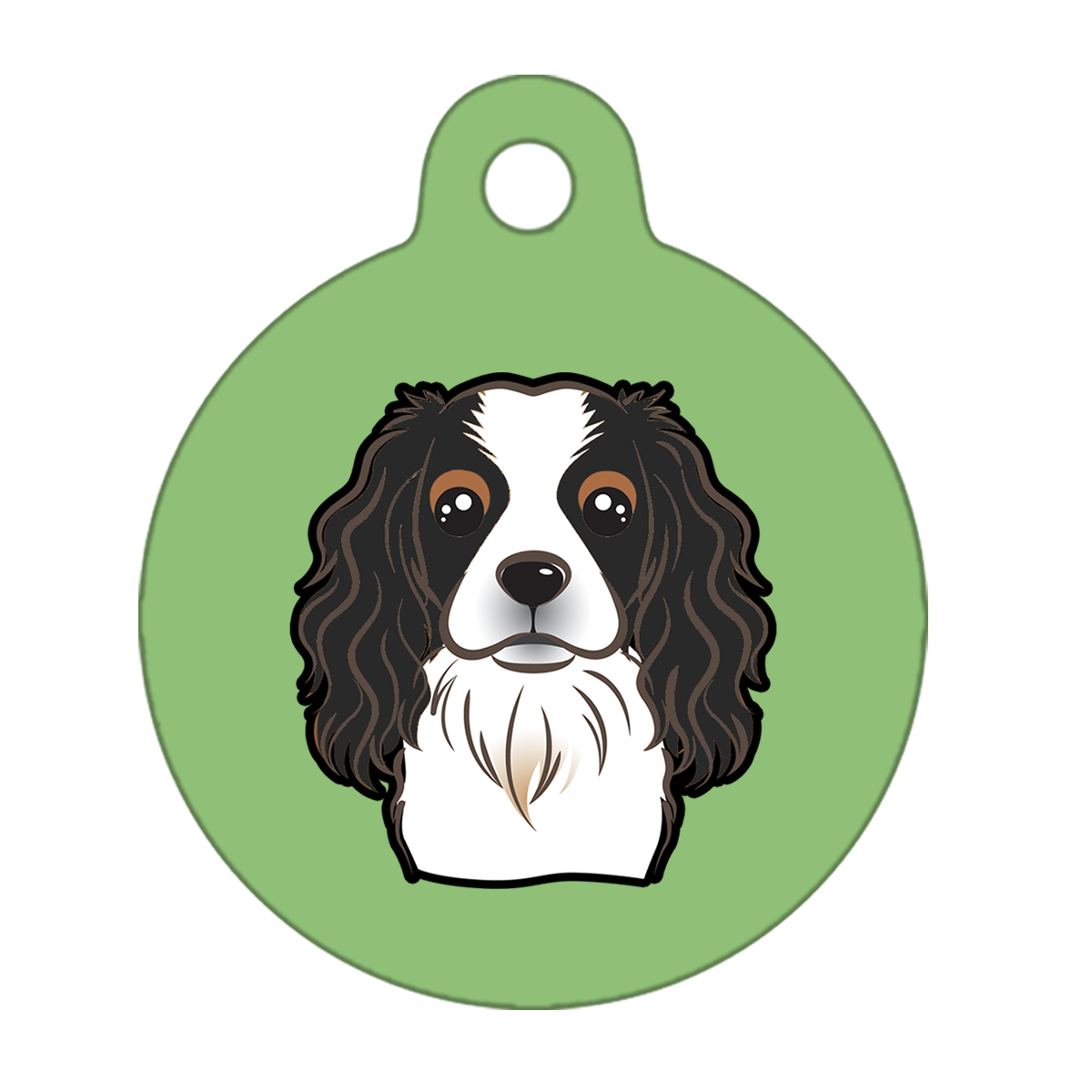 31mm Diameter Medium Size - Cavalier King Charles Spaniel Dog