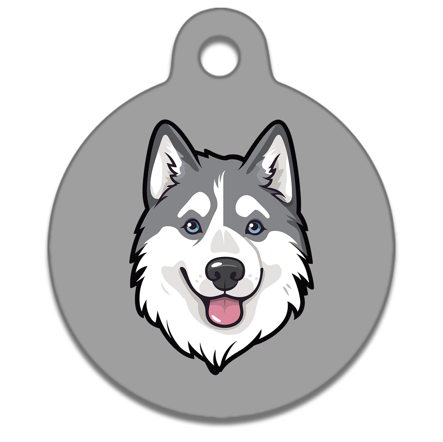 31mm Diameter Medium Size - Husky Malamute Dog