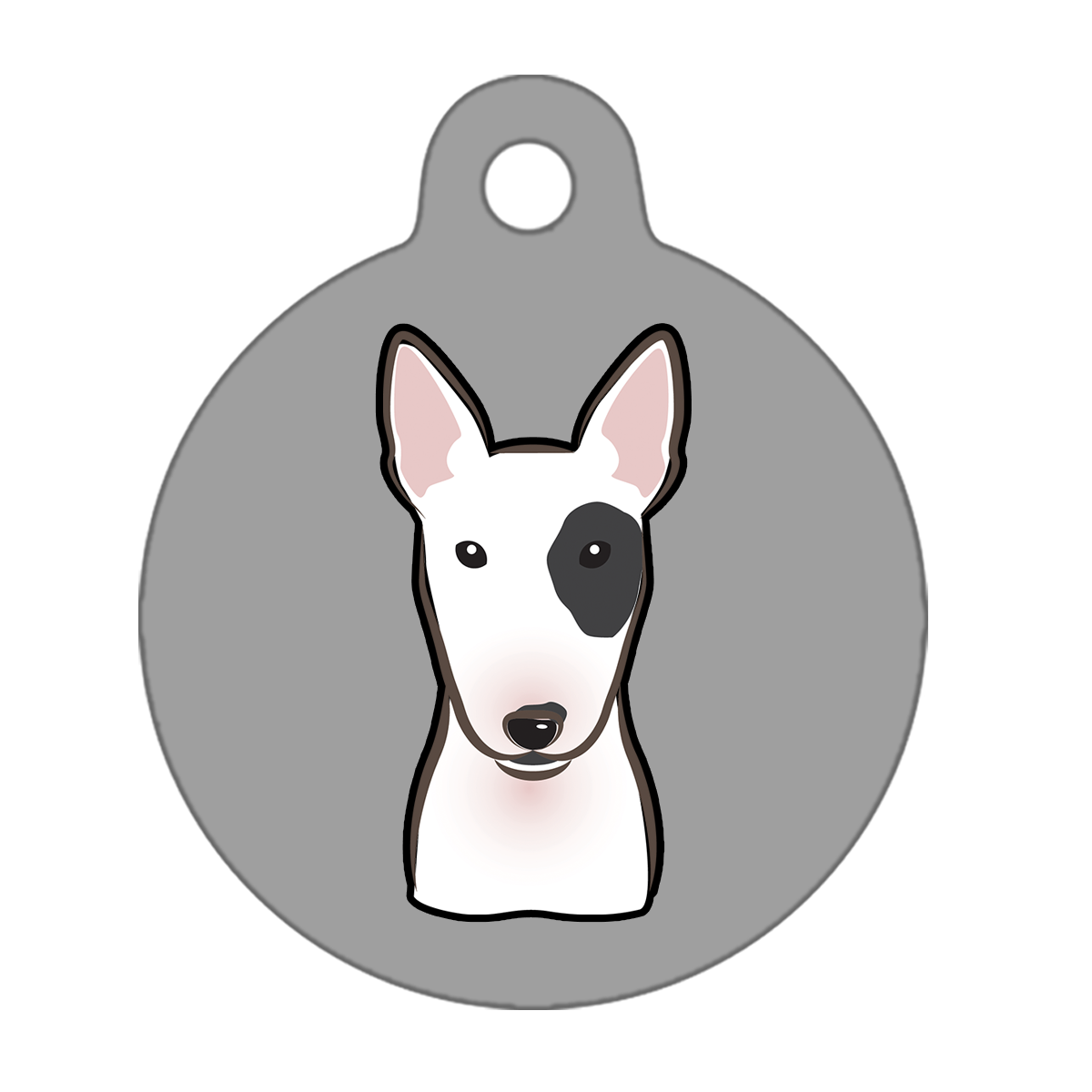 31mm Diameter Medium Size - Bull Terrier Dog