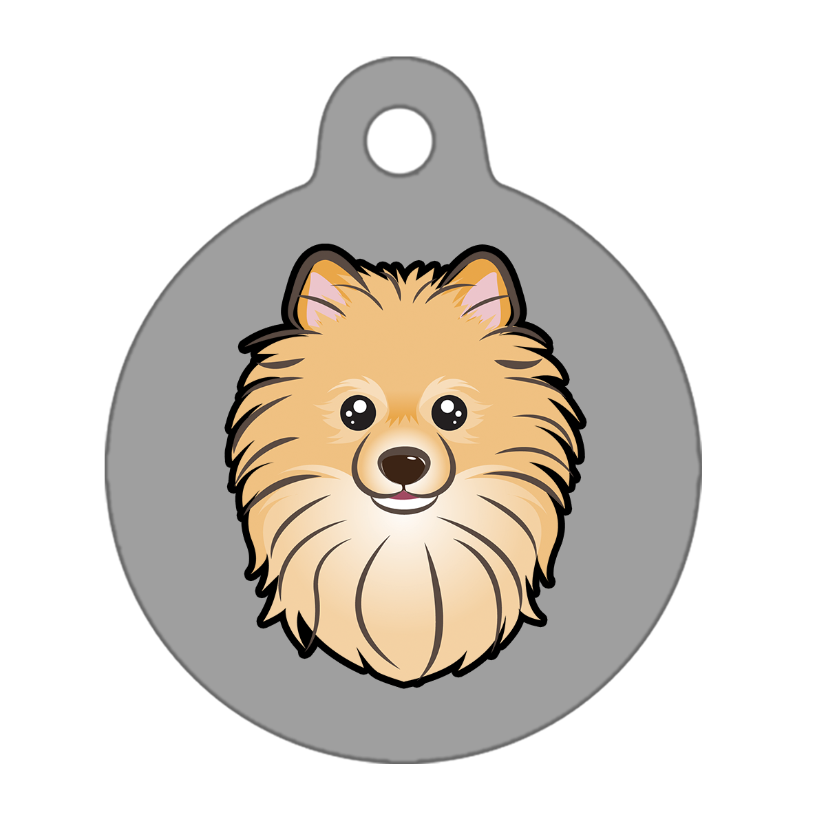 31mm Diameter Medium Size - Pomeranian Dog