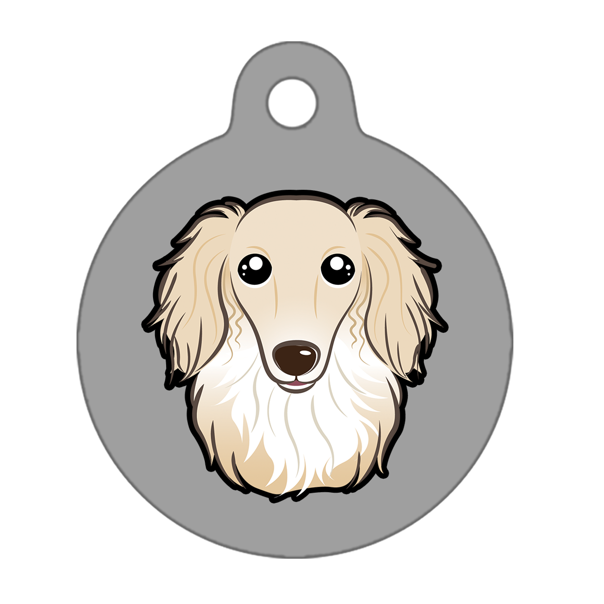 19mm Diameter Tiny Size - Dachshund Dog