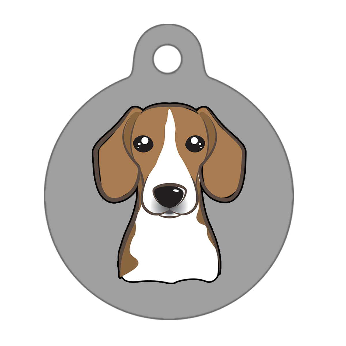38mm Diameter Large Size - Beagle Dog