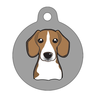 38mm Diameter Large Size - Beagle Dog