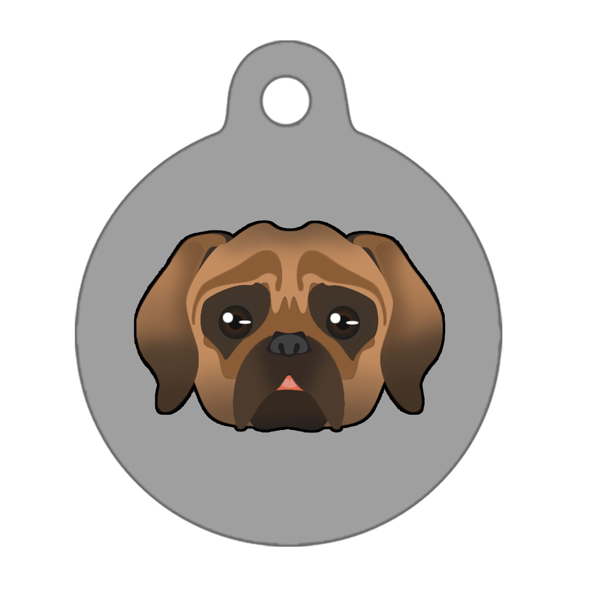 31mm Diameter Medium Size - Puggle Dog