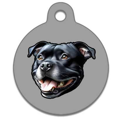 25mm Diameter Small Size - Staffie Dog
