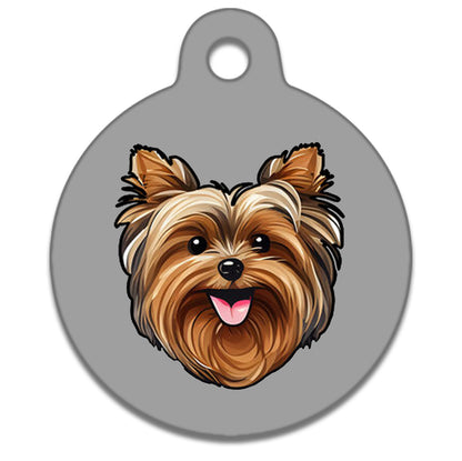 19mm Diameter Tiny Size - Yorkshire Terrier Dog