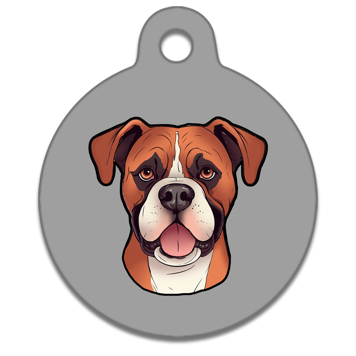 19mm Diameter Tiny Size - Boxer Dog