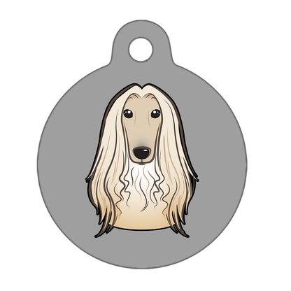 19mm Diameter Tiny Size - Afghan Hound Dog
