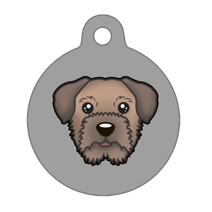 31mm Diameter Medium Size - Border Terrier Dog