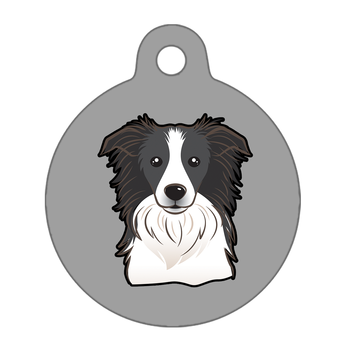19mm Diameter Tiny Size - Border Collie Dog