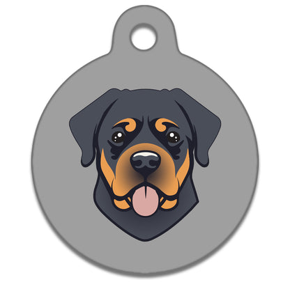 38mm Diameter Large Size - Rottweiler Dog