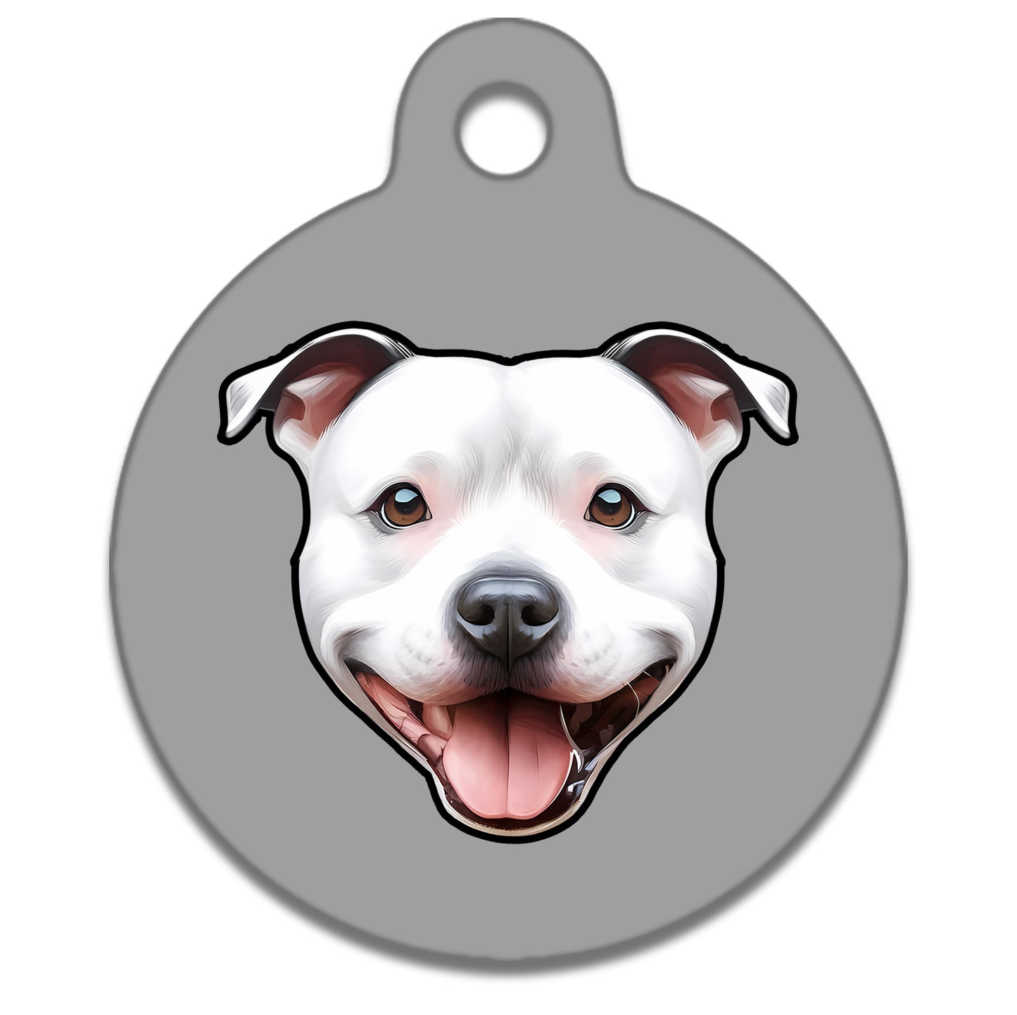 25mm Diameter Small Size - Staffie Dog