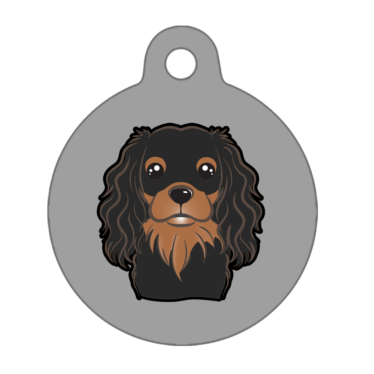 31mm Diameter Medium Size - Cavalier King Charles Spaniel Dog