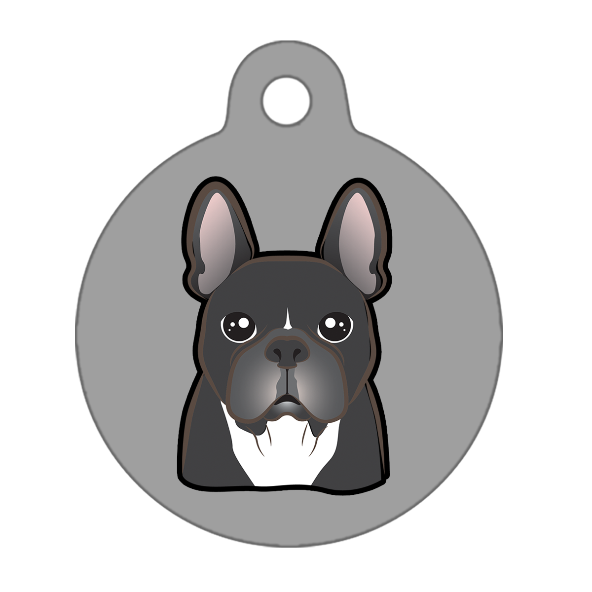 19mm Diameter Tiny Size - French Bulldog Design