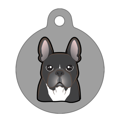19mm Diameter Tiny Size - French Bulldog Design