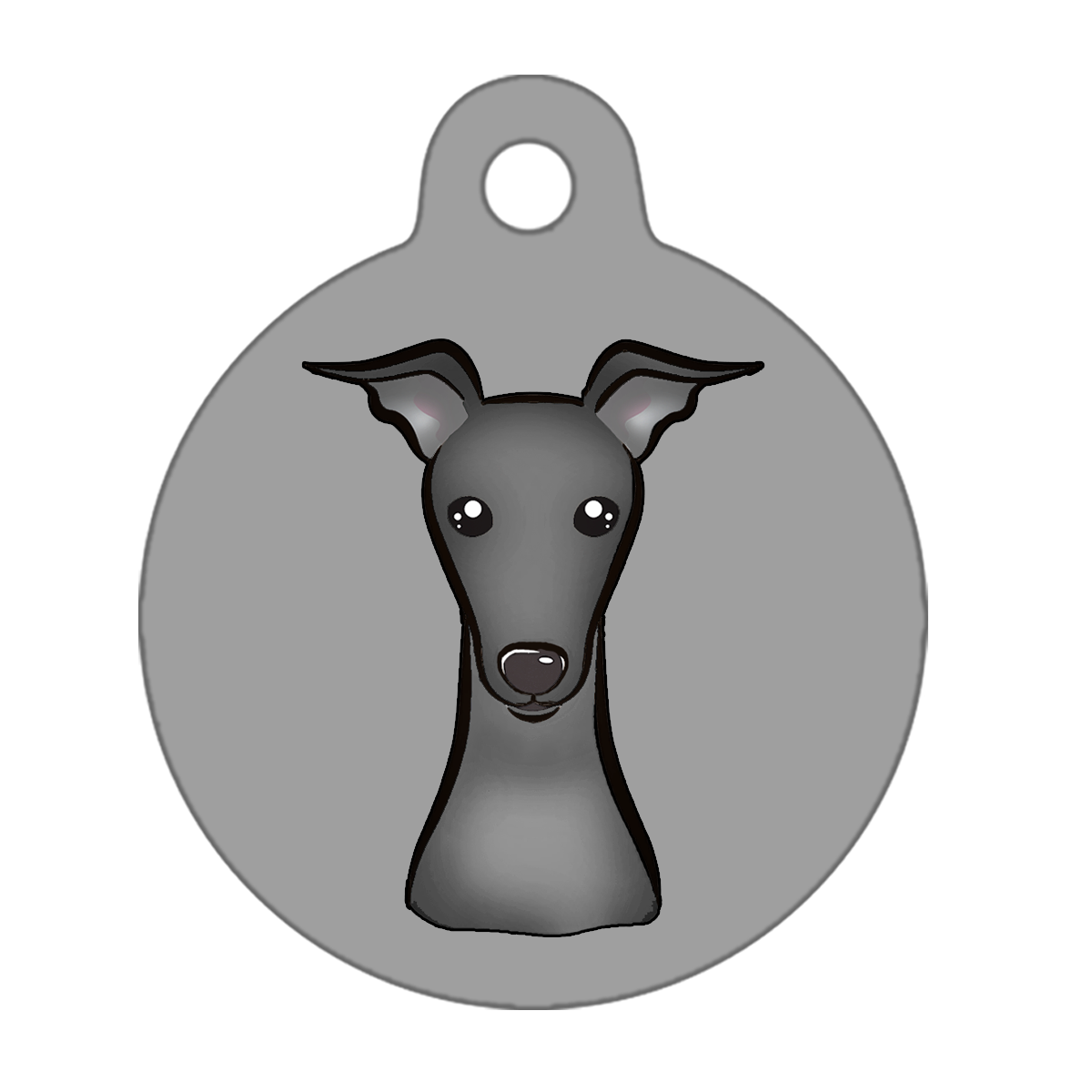 19mm Diameter Tiny Size - Greyhound Dog