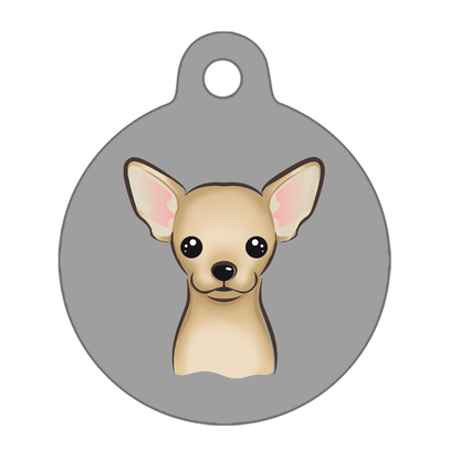 38mm Diameter Large Size - Chihuahua Dog
