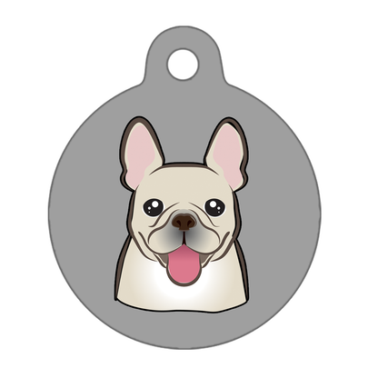 19mm Diameter Tiny Size - French Bulldog Design