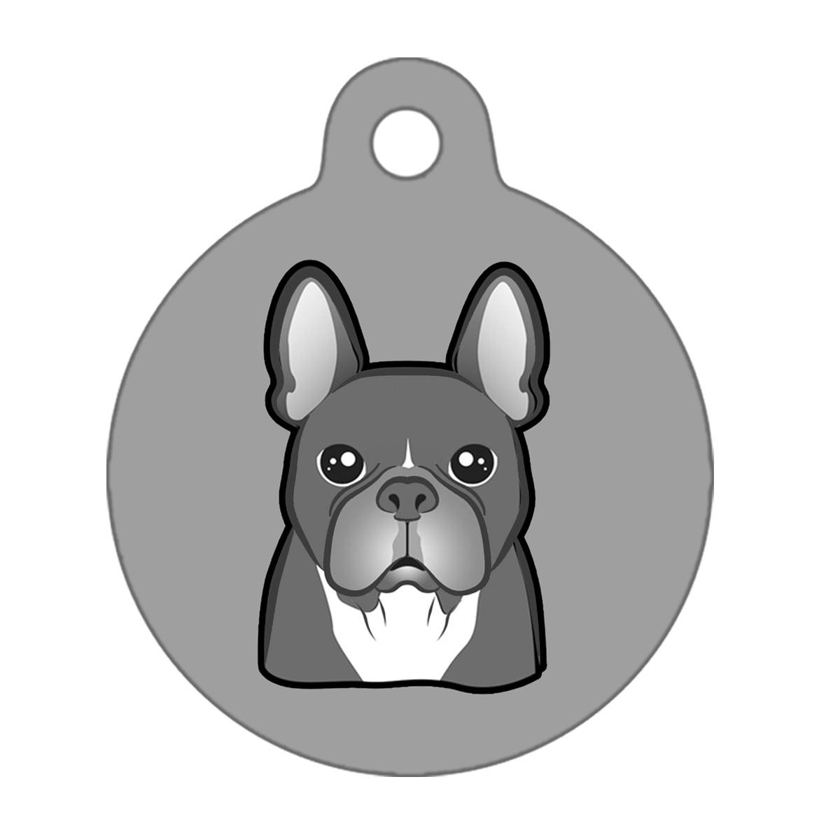 19mm Diameter Tiny Size - French Bulldog Design