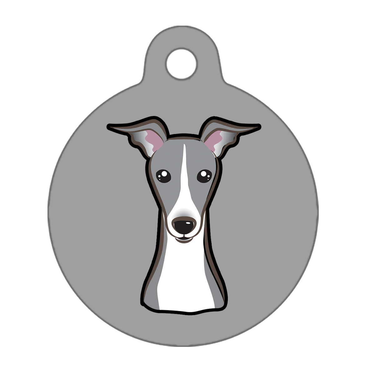 25mm Diameter Small Size - Greyhound Dog