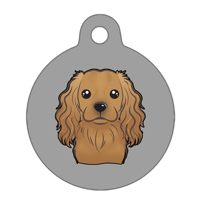31mm Diameter Medium Size - Cavalier King Charles Spaniel Dog