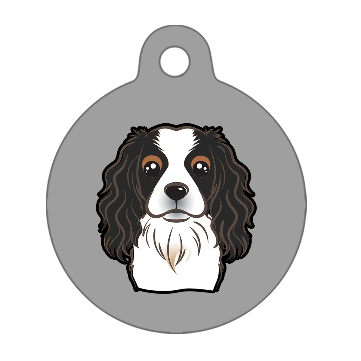 31mm Diameter Medium Size - Cavalier King Charles Spaniel Dog